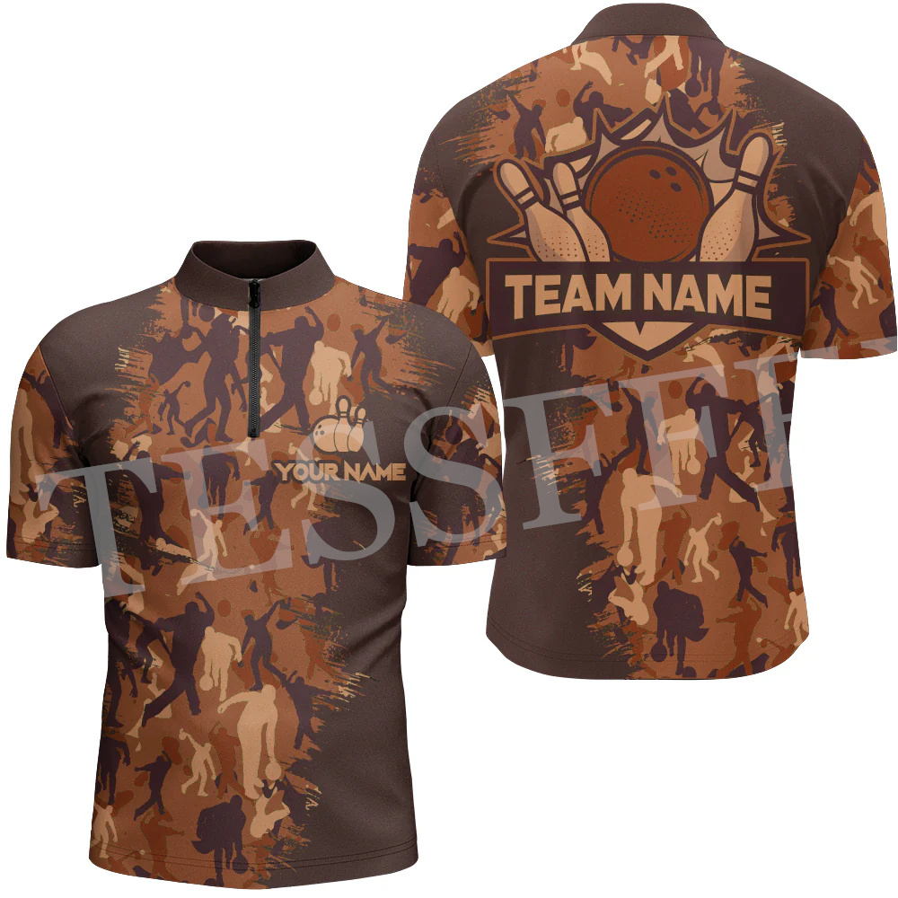 Custom Name Strike Bowling Fla - огляд і ціна Short Sleeve Bowling Shirt Retro