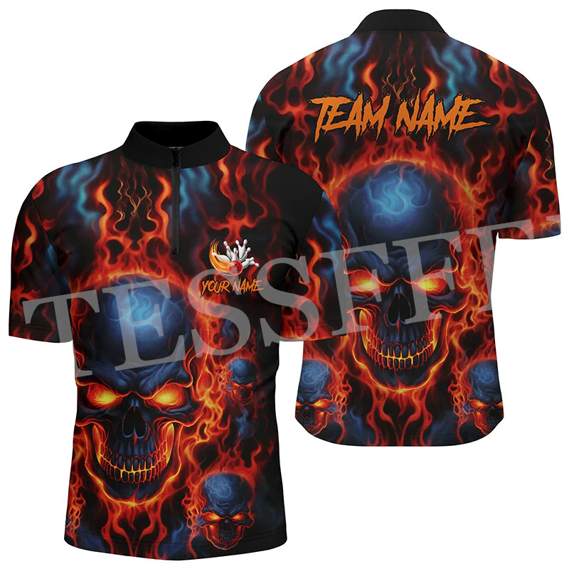 Custom Name Strike Bowling Fla - огляд і ціна Short Sleeve Bowling Shirt Retro