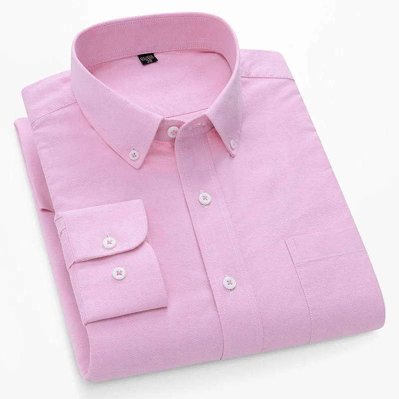 100% Cotton Oxford Long-Sleeve - огляд і ціна Oxford Cotton Casual Shirt Business