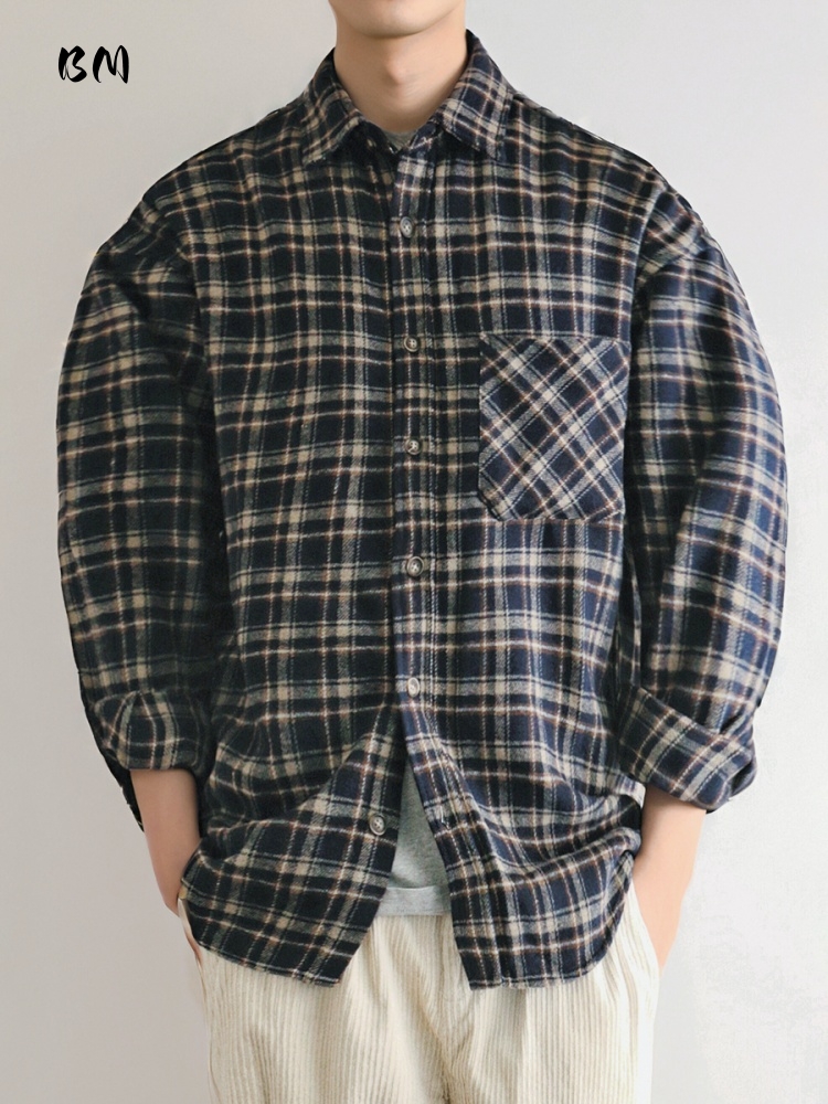 ‌Japanese Vintage Heavyweight  - огляд і ціна Flannel Plaid Shirt Heavy Weight