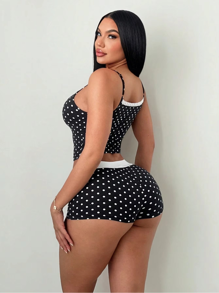 American Fashion Polka Dot Pri - огляд і ціна Shorts