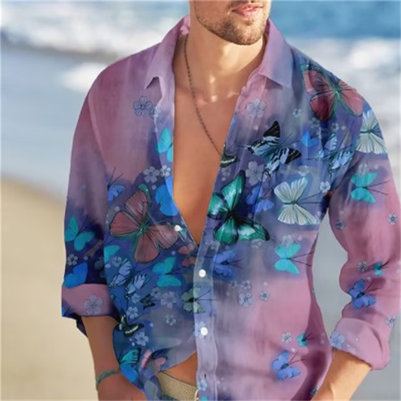Butterfly Hawaiian Shirts Flor - огляд і ціна Vintage Hawaiian Floral Shirt