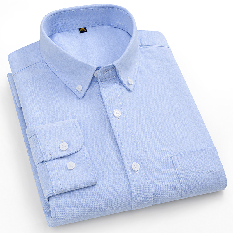 160KG Oversized Shirt Striped  - огляд і ціна Oxford Cotton Casual Shirt Business