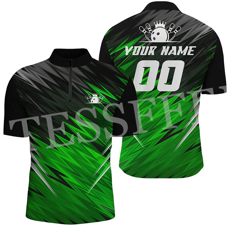 Custom Name Strike Bowling Fla - огляд і ціна Short Sleeve Bowling Shirt Retro